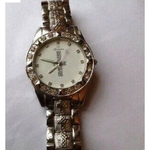 Men's Riviera Wristwatch w/ Cross & Crystal Desi
